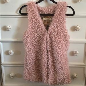 Pink Fluffy Vest